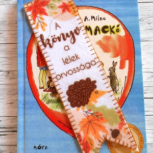 Sünis könyvjelző őszi faleveles - könyv & zene - könyvjelző - Meska.hu