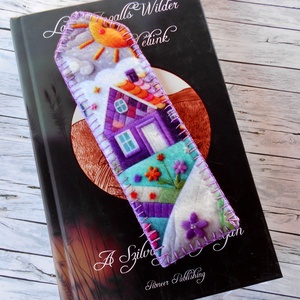 Levendulafarm patchwork stílusú könyvjelző  - könyv & zene - könyvjelző - Meska.hu