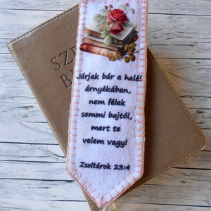Bibliai idézet: Járjak bár a halál árnyékában...könyvjelző  - Meska.hu