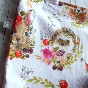 Cuki erdei állatok táska/szatyor  - táska & tok - bevásárlás & shopper táska - shopper, textiltáska, szatyor - Meska.hu