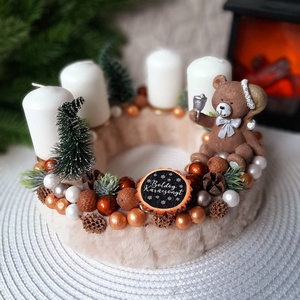 Macis adventi koszorú - Meska.hu