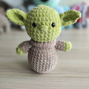 Yoda mester, a Star Wars-ból, Játék & Sport, Plüssállat & Játékfigura, Más figura, Horgolás, MESKA
