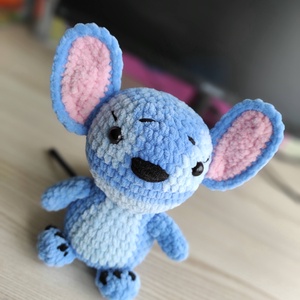 Stitch, a csillagkutya, Játék & Sport, Plüssállat & Játékfigura, Plüss mesefigurák, Horgolás, MESKA