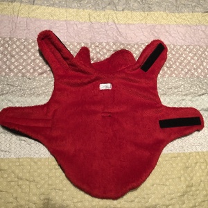 Kutyaruha wellsoft béléssel fekete-piros - otthon & életmód - kisállatoknak - kutyáknak - kutya ruházat - Meska.hu