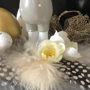 Húsvéti nyuszi asztali dísz - otthon & életmód - dekoráció - asztal és polc dekoráció - asztaldísz - Meska.hu