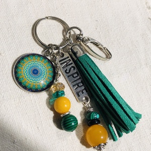 Mandala kulcstartó,táskadísz - táska & tok - kulcstartó & táskadísz - táskadísz - Meska.hu
