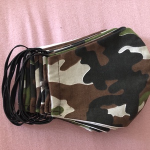 Szájmaszk terepmintás khaki-barna, Maszk, Arcmaszk, Férfi & Uniszex, Varrás, MESKA