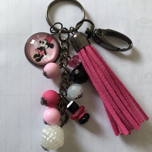  Minnie  rózsaszín kulcstartó,táskadísz  - táska & tok - kulcstartó & táskadísz - kulcstartó - Meska.hu