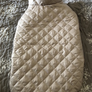 Kutyaruha wellsoft béléssel bézs-drapp francia bulldogoknak, 40 cm - otthon & életmód - kisállatoknak - kutyáknak - kutya ruházat - Meska.hu