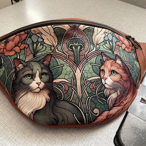 Macskák övtáska - táska & tok - övtáska - Meska.hu