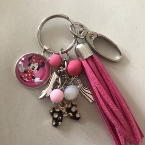 Minnie  pink kulcstartó,táskadísz , Táska & Tok, Kulcstartó & Táskadísz, Kulcstartó, Ékszerkészítés, MESKA