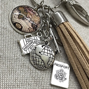 Travel kulcstartó,táskadísz  - táska & tok - kulcstartó & táskadísz - táskadísz - Meska.hu