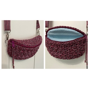 Horgolt crossbody övtáska - Meska.hu