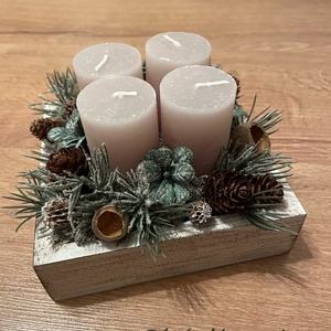 Adventi asztaldísz - karácsony - adventi díszek - adventi asztaldísz - Meska.hu