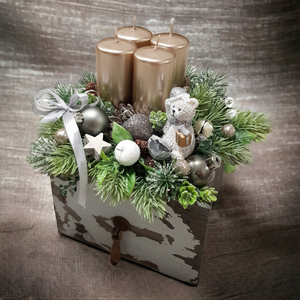 Adventi asztaldísz - Meska.hu
