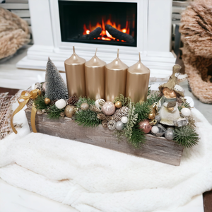 Adventi asztaldísz - Meska.hu