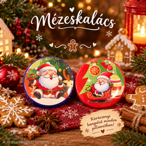 Mézeskalács illatú karácsonyi gyertya ünnepi dobozban - Meska.hu