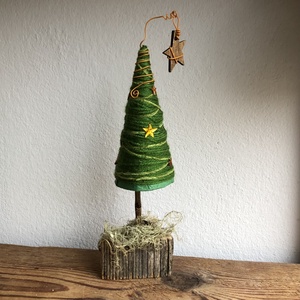 Karácsonyfa dekoráció (upcycling) - Meska.hu