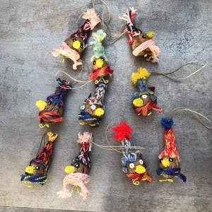Madárka karácsonyfadísz dióból (upcycling) - karácsony - karácsonyi lakásdekoráció - karácsonyfadíszek - Meska.hu