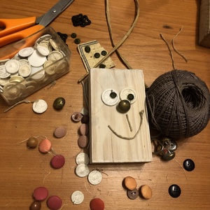 Nyuszis dekoráció (upcycling) - otthon & életmód - dekoráció - dísztárgy - Meska.hu