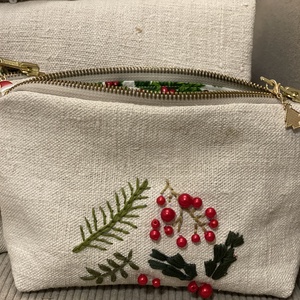 Karácsonyi neszeszerek, Karácsony, Karácsonyi ajándékozás, Karácsonyi ajándékcsomagolás, Hímzés, Varrás, MESKA