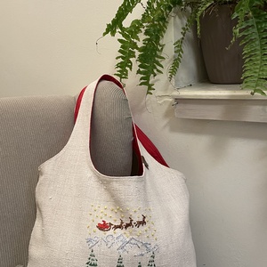 Vászon válltáska - táska & tok - kézitáska & válltáska - válltáska - Meska.hu