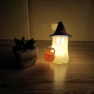 Halloween szellem lámpás - otthon & életmód - dekoráció - halloween - halloweeni lámpás - Meska.hu