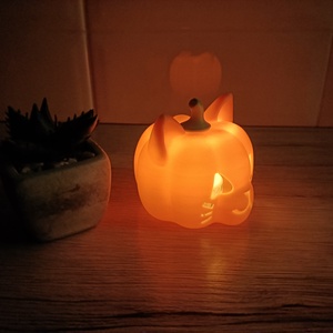 Cica Tökfej  lámpás  - otthon & életmód - dekoráció - halloween - halloweeni lámpás - Meska.hu