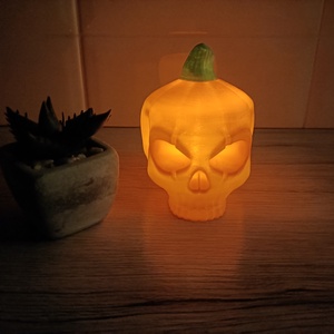 Koponya Tök lámpás - otthon & életmód - dekoráció - halloween - halloweeni lámpás - Meska.hu