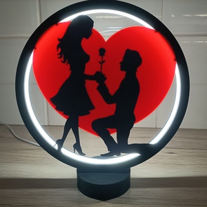 Valentin napi hangulatlámpa - Meska.hu