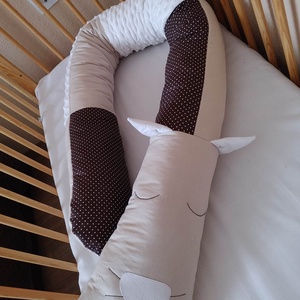 ,,ZOLICA Állatfejes hengerpárna/rácsvédő. CICA - otthon & életmód - babaszoba, gyerekszoba - babaszoba, gyerekszoba - Meska.hu