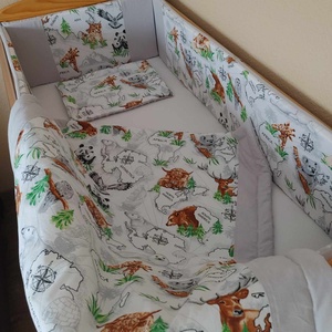 ,,ZOLICA Babaágynemű szett 3 részes - kontinensek meséi - Meska.hu