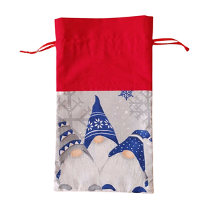 ,,ZOLICA Mikulászsák - Kék manók - karácsony - mikulás - mikulás zsák - Meska.hu