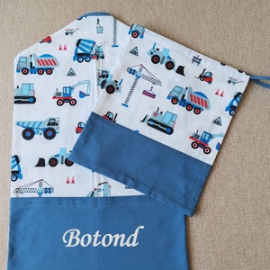 ,,ZOLICA Ovis szett 2 részes - Kék dózer - játék & sport - ovis felszerelés - ovis szett - Meska.hu