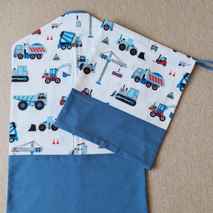 ,,ZOLICA Ovis szett 2 részes - Kék dózer - játék & sport - ovis felszerelés - ovis szett - Meska.hu