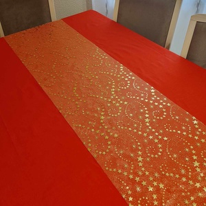 ,,ZOLICA Organza tekercs - Arany, Karácsony, Karácsonyi lakásdekoráció, Ünnepi asztaldekoráció, Varrás, MESKA