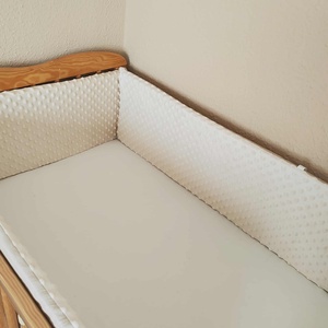 ,,ZOLICA Rácsvédő szivacsos - Bézs, Otthon & Életmód, Babaszoba, gyerekszoba, Rácsvédő & Baldachin, Varrás, MESKA