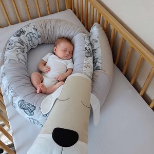 ,,ZOLICA Állatfejes hengerpárna/rácsvédő KUTYUS - Safari, bézs, szürke, Otthon & Életmód, Babaszoba, gyerekszoba, Rácsvédő & Baldachin, Varrás, MESKA