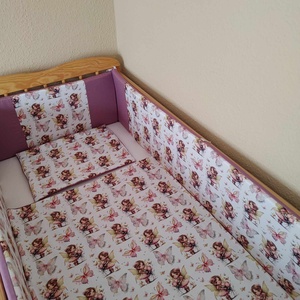 ,,ZOLICA Babaágynemű szett 3 részes PRÉMIUM - Pillangós tündérke - otthon & életmód - babaszoba, gyerekszoba - baba ágynemű - Meska.hu