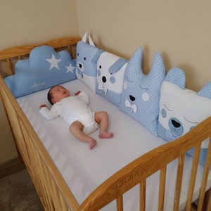 ,,ZOLICA Rácsvédő ÁLLATOS - Kék varázslat, Otthon & Életmód, Babaszoba, gyerekszoba, Rácsvédő & Baldachin, Varrás, MESKA