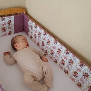 ,,ZOLICA Rácsvédő szivacsos PRÉMIUM - Pillangós tündérke, Otthon & Életmód, Babaszoba, gyerekszoba, Rácsvédő & Baldachin, Varrás, MESKA