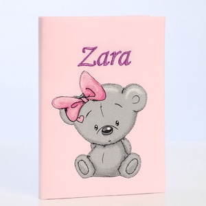 ,,ZOLICA Egészségügyi könyvborító MACIS - Rózsaszín - Meska.hu