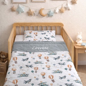 ,,ZOLICA Baba / gyermekágynemű szett 2 részes HÍMZETT NEVES  - Repülő álom - Meska.hu