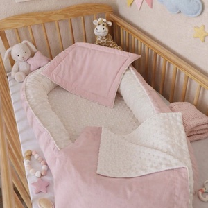 ,,ZOLICA Babafészek szett 3 részes - pasztellmályva, bézs - Meska.hu