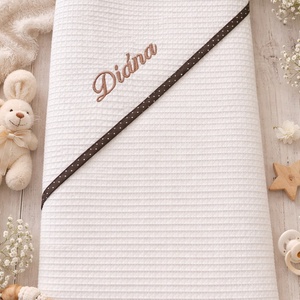 Baba / gyermek fürdőlepedő PRÉMIUM, Baba - mama, Pelenkázó, babafürdető kellékek, Baba törölköző, Varrás, MESKA