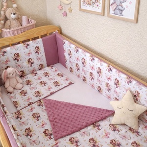 ,,ZOLICA Babaágynemű szett 3 részes PRÉMIUM - Pillangós tündérke, Baba - mama, Baba ágynemű, Varrás, MESKA