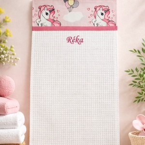 ,,ZOLICA Ovis kéztörlő PRÉMIUM - Szivárványos csoda, Játék & Sport, Ovis felszerelés, Egyéb ovis kiegészítő, Varrás, MESKA