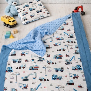 ,,ZOLICA Gyermekágynemű szett 2 részes - Kék dózer, Játék & Sport, Ovis felszerelés, Ovis ágynemű, Varrás, MESKA