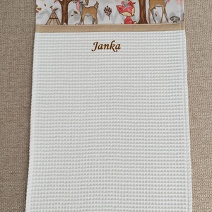 ,,ZOLICA Ovis kéztörlő PRÉMIUM - Az erdő állatai - játék & sport - ovis felszerelés - egyéb ovis kiegészítő - Meska.hu