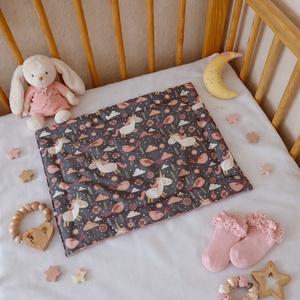 ,,ZOLICA Babapárna - Unicornis, Baba - mama, Baba ágynemű, Babatakaró, gyerek pléd, Varrás, MESKA